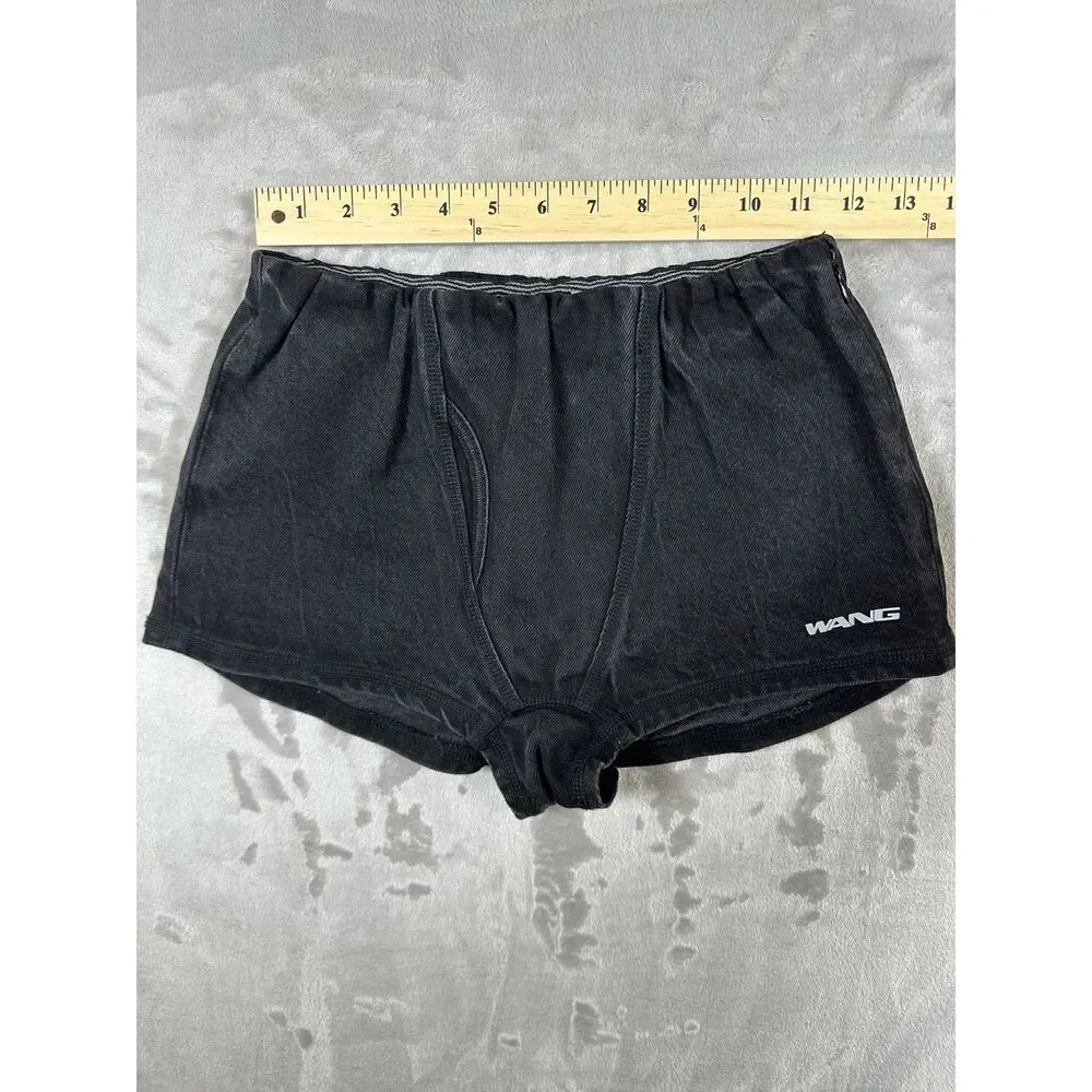 Alexander Wang SAMPLE Float Shorts Faded Black Elastic Waistband - No Size‎